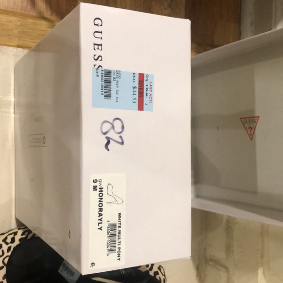 Guess Peep Toe Animal Print Stilettos- Size 9 - Picture 5 of 6